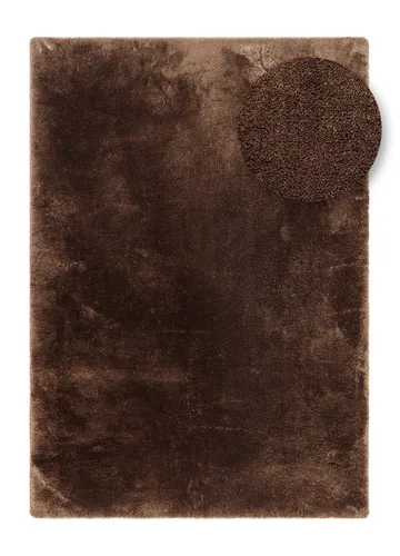 Konekudottu matto KM Home Novelle 160x230 Suklaa - Tummanruskea - Kodintekstiilit & matot - Matto - Moderni matto - Nukkamatto