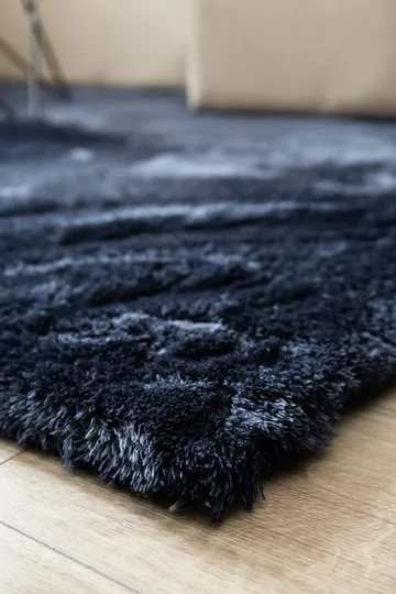Konekudottu matto KM Home Novelle NELIÖ 240x240 Sininen - Sininen - Kodintekstiilit & matot - Matto - Moderni matto - Nukkamatto