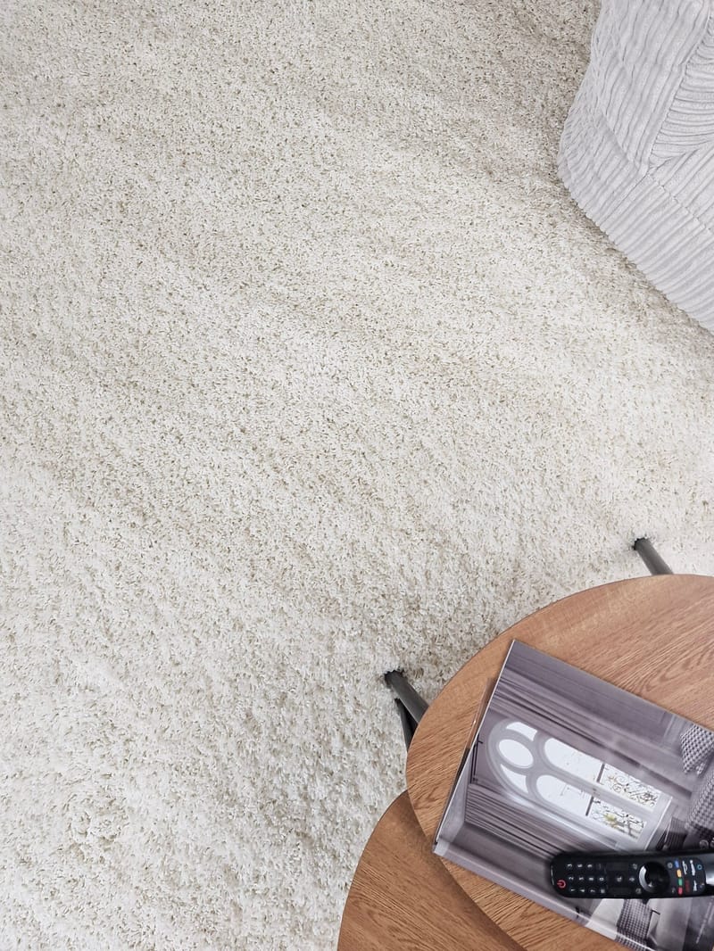 Lounge käytävämatto 80x250 cm suorakaide - Valkoinen - Kodintekstiilit & matot - Matto - Moderni matto - Nukkamatto