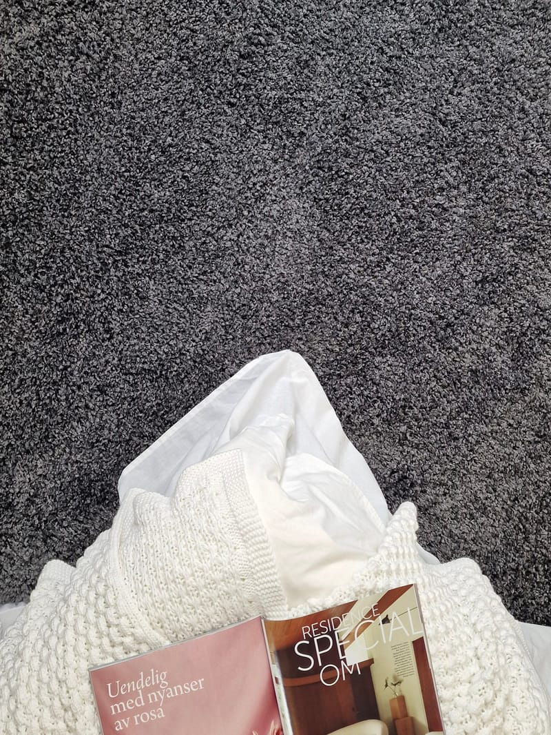 Lounge nukkamatto 160x230 cm suorakaide - Grafiitti - Kodintekstiilit & matot - Matto - Moderni matto - Nukkamatto