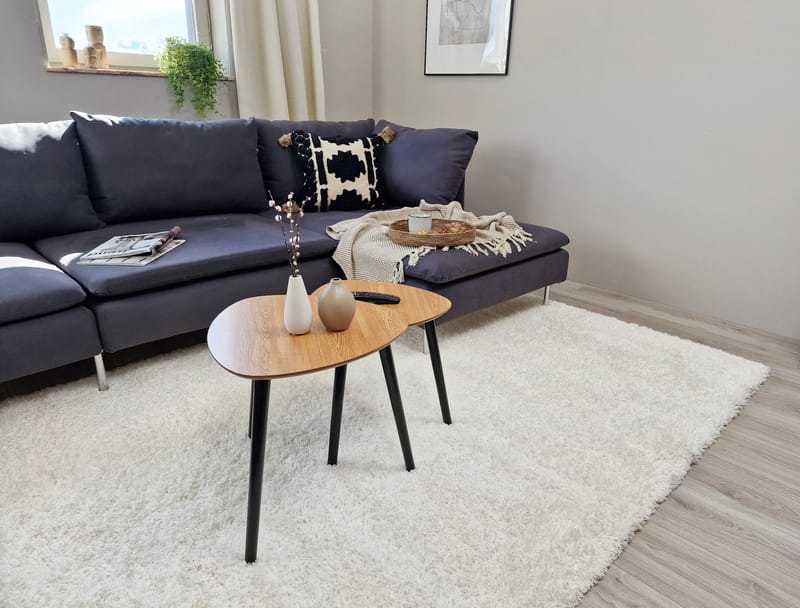 Lounge nukkamatto 300x400 cm suorakaide - Valkoinen - Kodintekstiilit & matot - Matto - Moderni matto - Nukkamatto