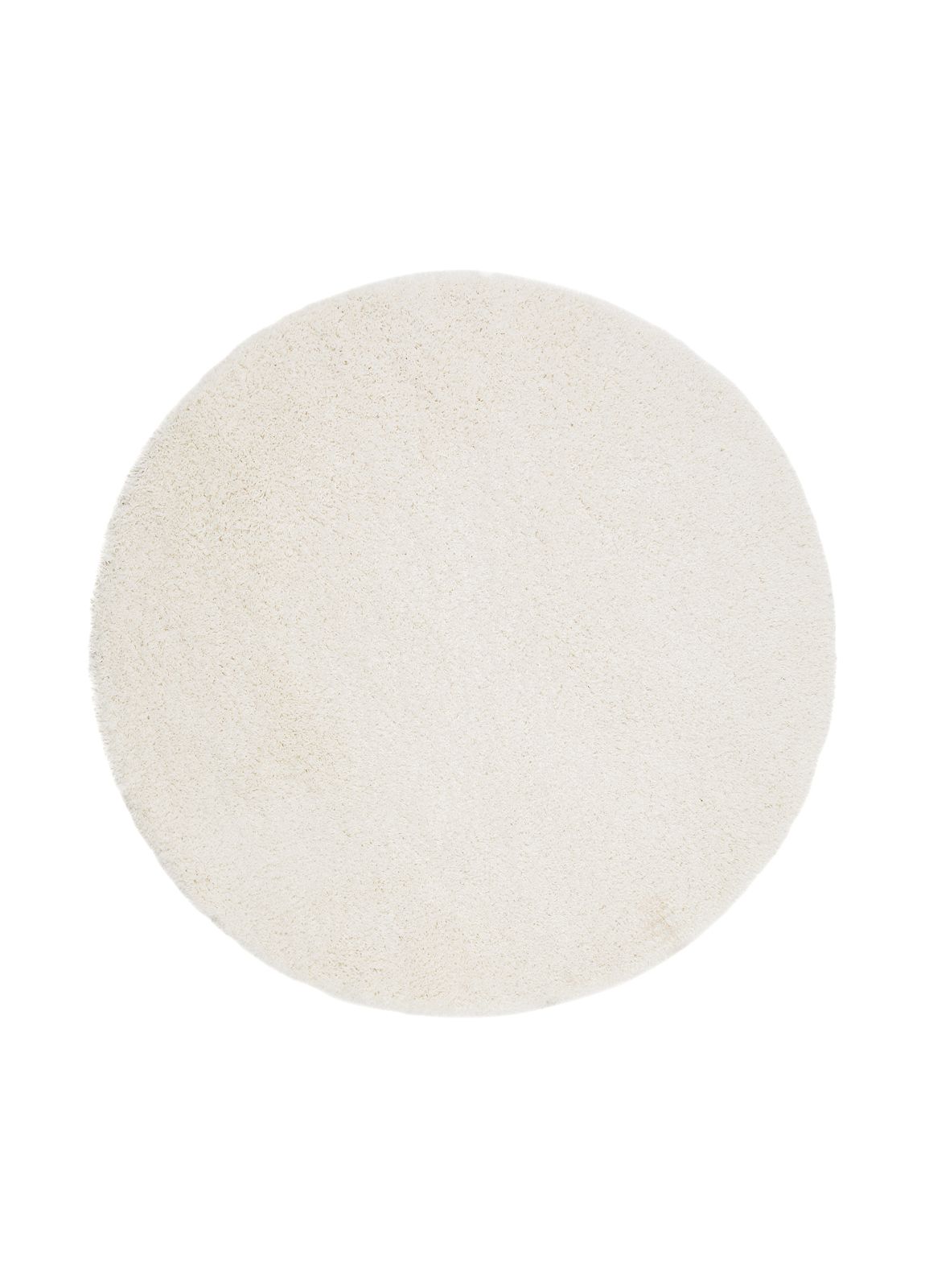 Lounge nukkamatto pyöreä 160 cm - Valkoinen - Kodintekstiilit & matot - Matto - Moderni matto - Nukkamatto