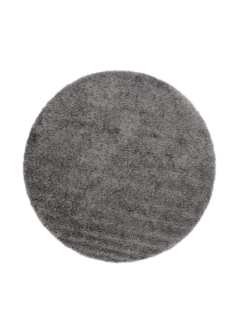 Lounge nukkamatto pyöreä 200 cm - Grafiitti - Kodintekstiilit & matot - Matto - Moderni matto - Nukkamatto