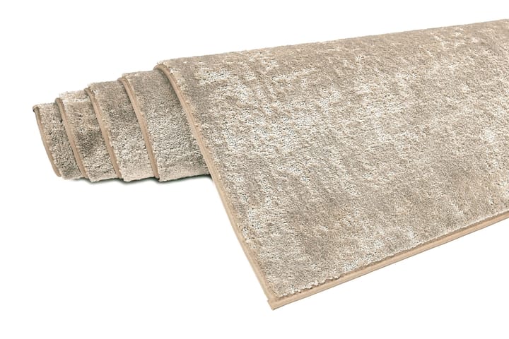 Matto Basaltti 160 cm Beige - VM Carpet - Pyöreät matot - Nukkamatto