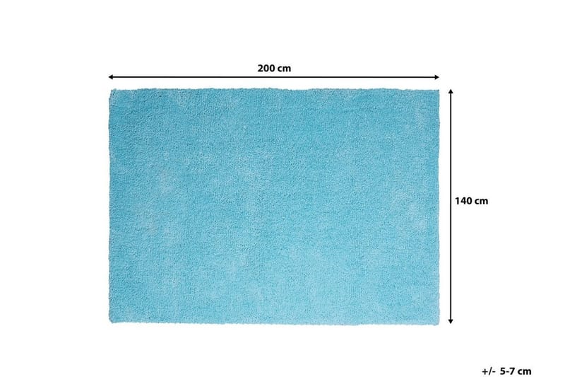 Matto Demre 140x200 cm - Sininen - Kodintekstiilit & matot - Matto - Moderni matto - Nukkamatto