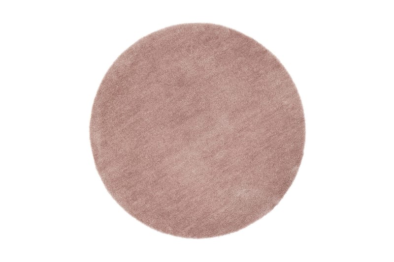 Matto Feel Ø120 cm Roosa - Vaaleanpunainen - Kodintekstiilit & matot - Matto - Moderni matto - Nukkamatto