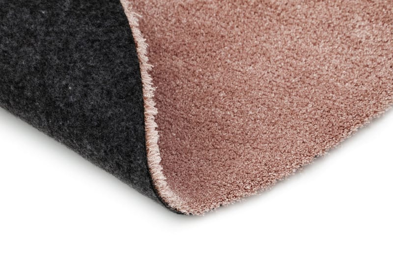 Matto Feel Ø120 cm Roosa - Vaaleanpunainen - Kodintekstiilit & matot - Matto - Moderni matto - Nukkamatto