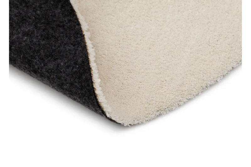 Matto Feel Ø120 cm Valkoinen - Valkoinen - Kodintekstiilit & matot - Matto - Moderni matto - Nukkamatto