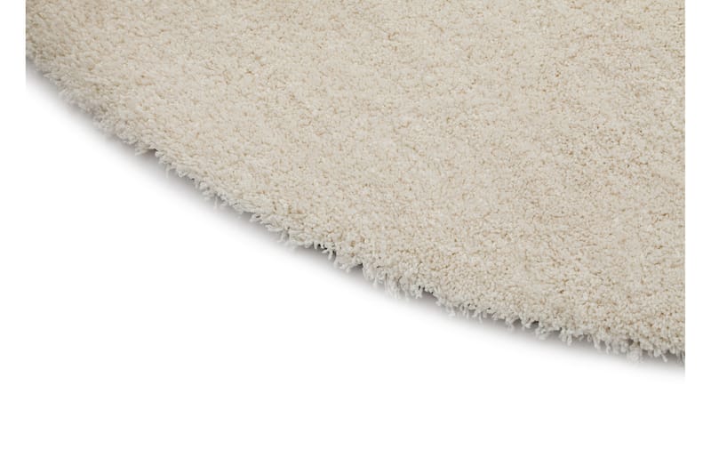 Matto Feel Ø120 cm Valkoinen - Valkoinen - Kodintekstiilit & matot - Matto - Moderni matto - Nukkamatto