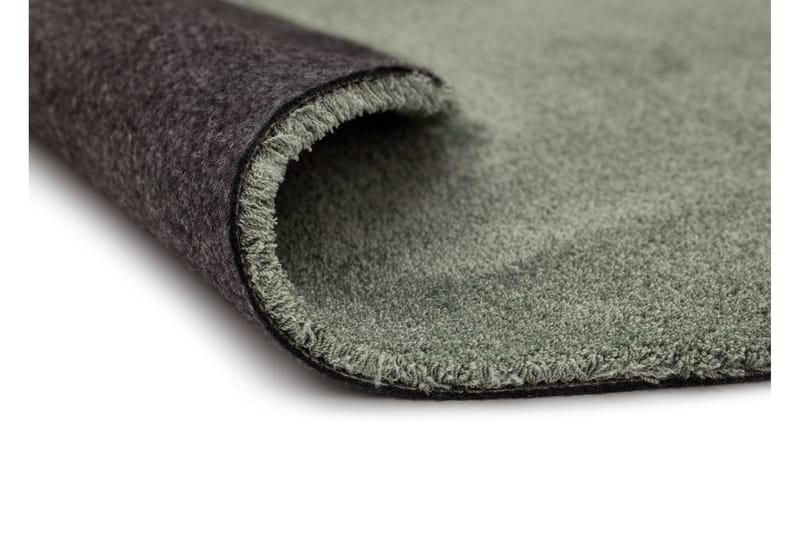 Matto Feel Ø120 cm Vihreä - Vihreä - Kodintekstiilit & matot - Matto - Moderni matto - Nukkamatto