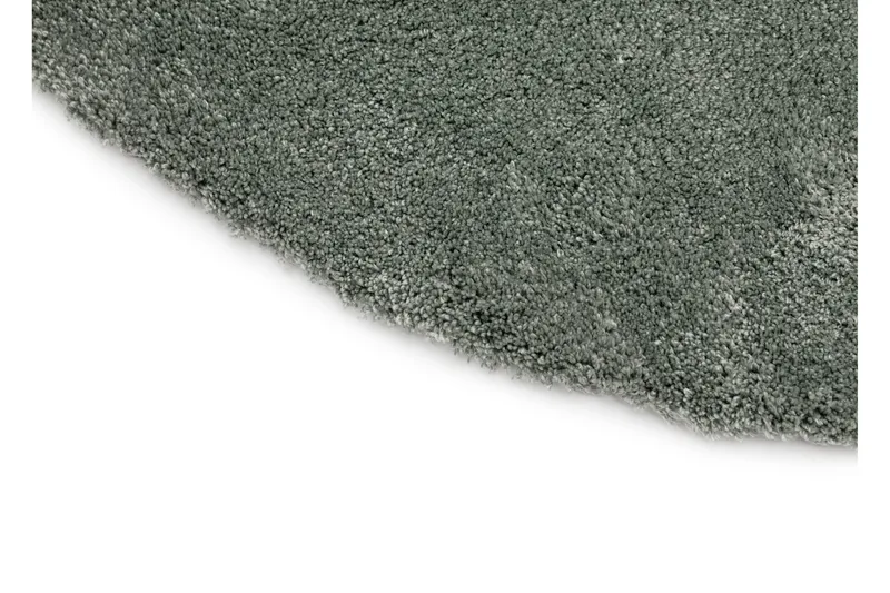 Matto Feel Ø120 cm Vihreä - Vihreä - Kodintekstiilit & matot - Matto - Moderni matto - Nukkamatto