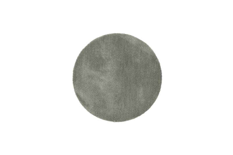 Matto Feel Ø120 cm Vihreä - Vihreä - Kodintekstiilit & matot - Matto - Moderni matto - Nukkamatto