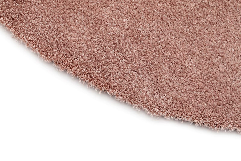 Matto Feel Ø160 cm Roosa - Vaaleanpunainen - Kodintekstiilit & matot - Matto - Moderni matto - Nukkamatto