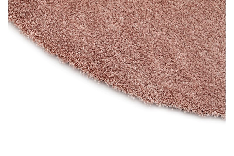 Matto Feel Ø200 cm Roosa - Vaaleanpunainen - Kodintekstiilit & matot - Matto - Moderni matto - Nukkamatto