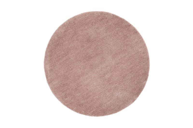 Matto Feel Ø200 cm Roosa - Vaaleanpunainen - Kodintekstiilit & matot - Matto - Moderni matto - Nukkamatto