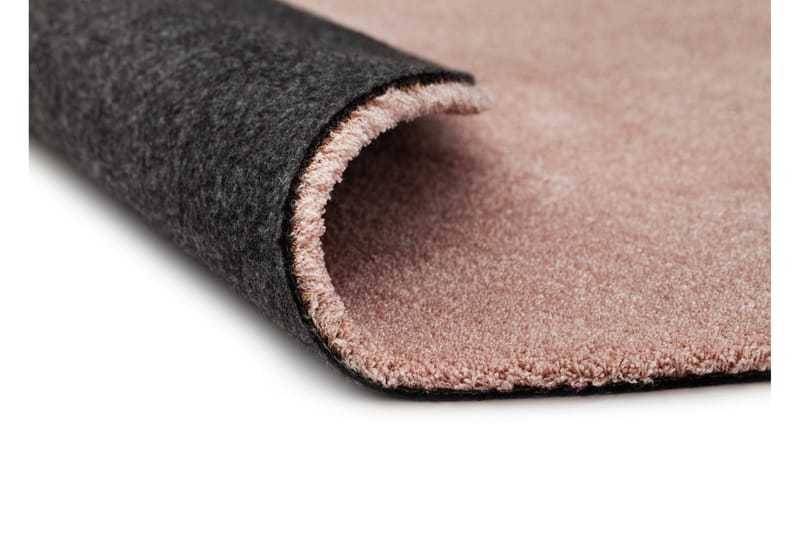 Matto Feel Ø200 cm Roosa - Vaaleanpunainen - Kodintekstiilit & matot - Matto - Moderni matto - Nukkamatto