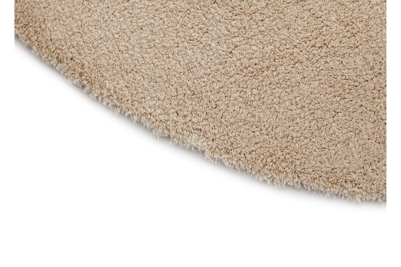 Matto Feel Ø240 cm Luonnollinen - Luonnonväri - Kodintekstiilit & matot - Matto - Moderni matto - Nukkamatto