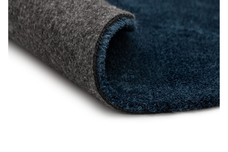 Matto Feel Ø240 cm Sininen - Sininen - Kodintekstiilit & matot - Matto - Moderni matto - Nukkamatto
