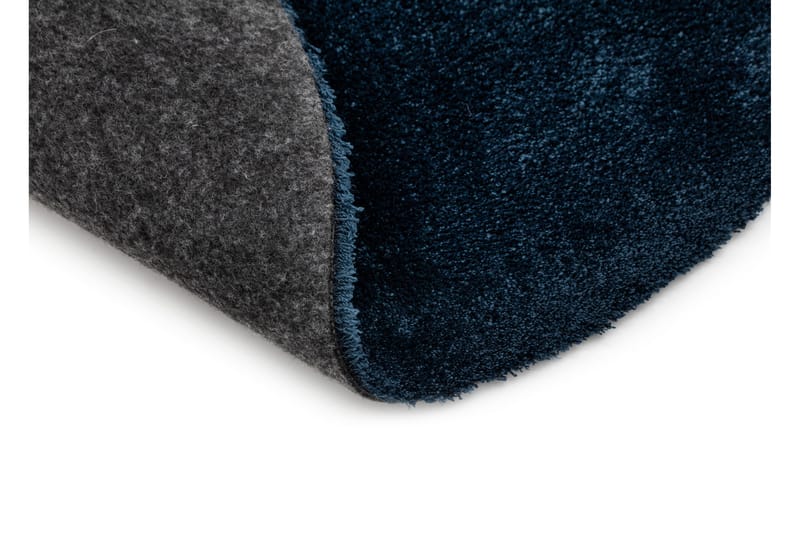 Matto Feel 120 Pyöreä - Sininen - Kodintekstiilit & matot - Matto - Moderni matto - Nukkamatto