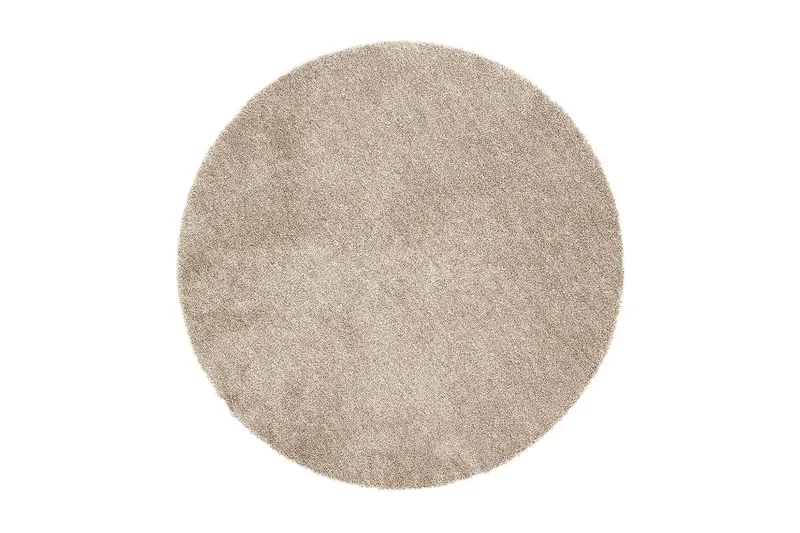 Matto Feel Meleerattu Ø120 cm Pellava - Pellava - Kodintekstiilit & matot - Matto - Moderni matto - Nukkamatto