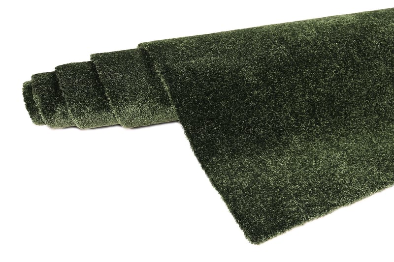 Matto Hattara 160 cm Tummanvihreä - Kodintekstiilit & matot - Matto - Moderni matto - Nukkamatto