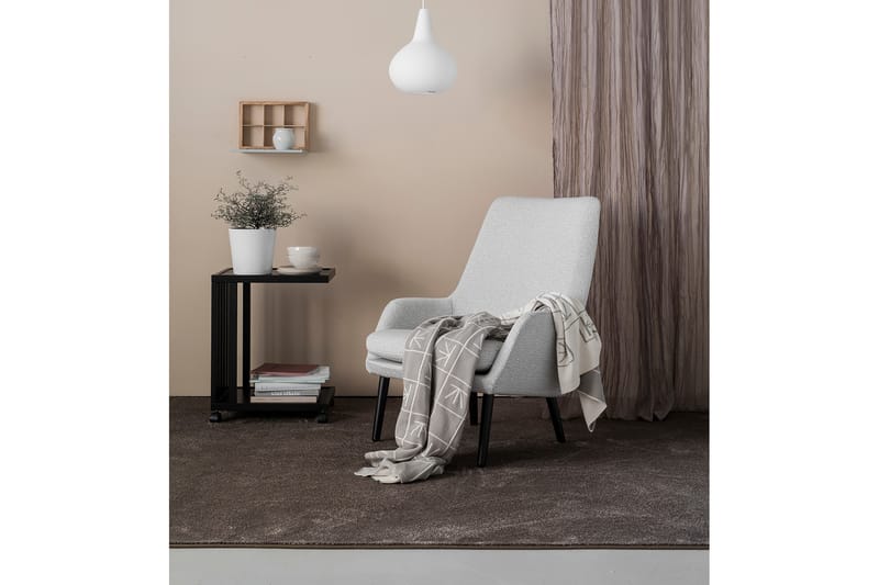 Matto Satine 80x300 cm Ruskea - VM Carpet - Kodintekstiilit & matot - Matto - Moderni matto - Nukkamatto