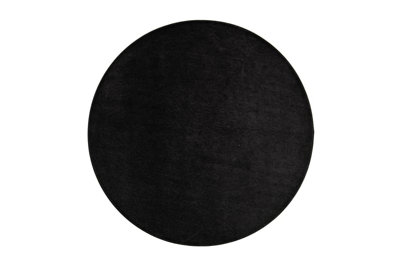 Matto Satine Pyöreä 200 cm Musta - VM Carpet - Kodintekstiilit & matot - Matto - Moderni matto - Nukkamatto