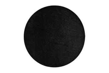 Matto Satine Pyöreä 133 cm Musta