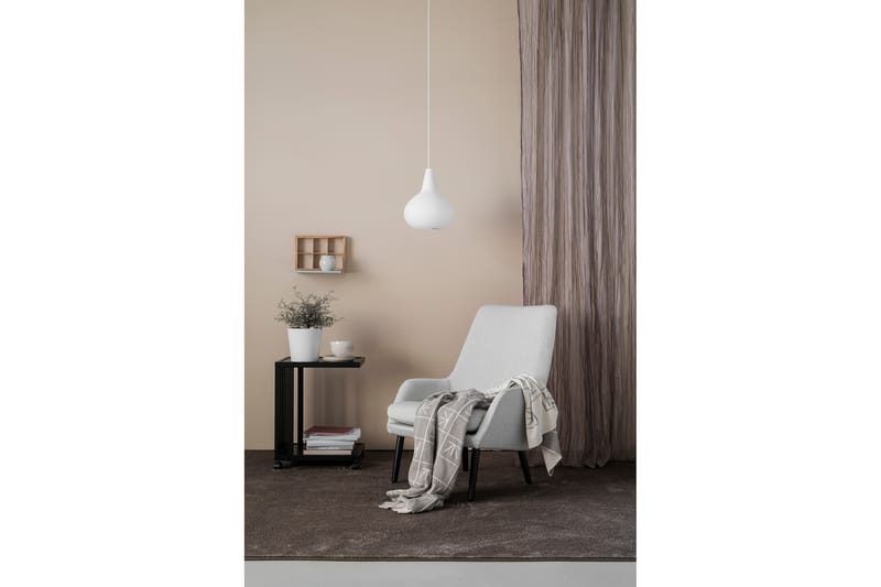 Matto Satine Pyöreä 160 cm Ruskea - VM Carpet - Kodintekstiilit & matot - Matto - Moderni matto - Nukkamatto