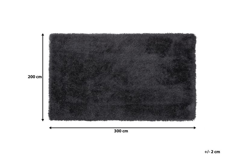 Matto Winterhay 200x300 cm - Musta - Kodintekstiilit & matot - Matto - Moderni matto - Nukkamatto