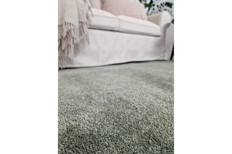 Nukkamatto Feel 240x340 cm Vihreä - Vihreä - Kodintekstiilit & matot - Matto - Moderni matto - Nukkamatto