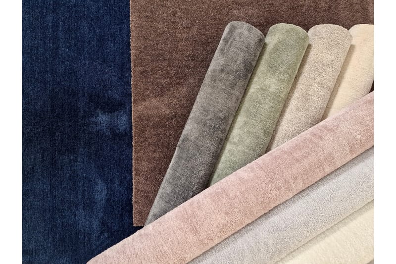Nukkamatto Feel 60x115 cm Vihreä - Vihreä - Kodintekstiilit & matot - Matto - Moderni matto - Nukkamatto