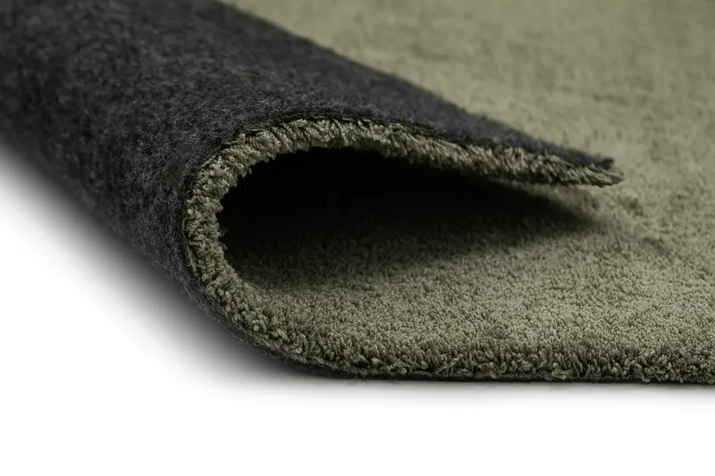 Nukkamatto Feel 80x180 cm Vihreä - Vihreä - Kodintekstiilit & matot - Matto - Moderni matto - Nukkamatto