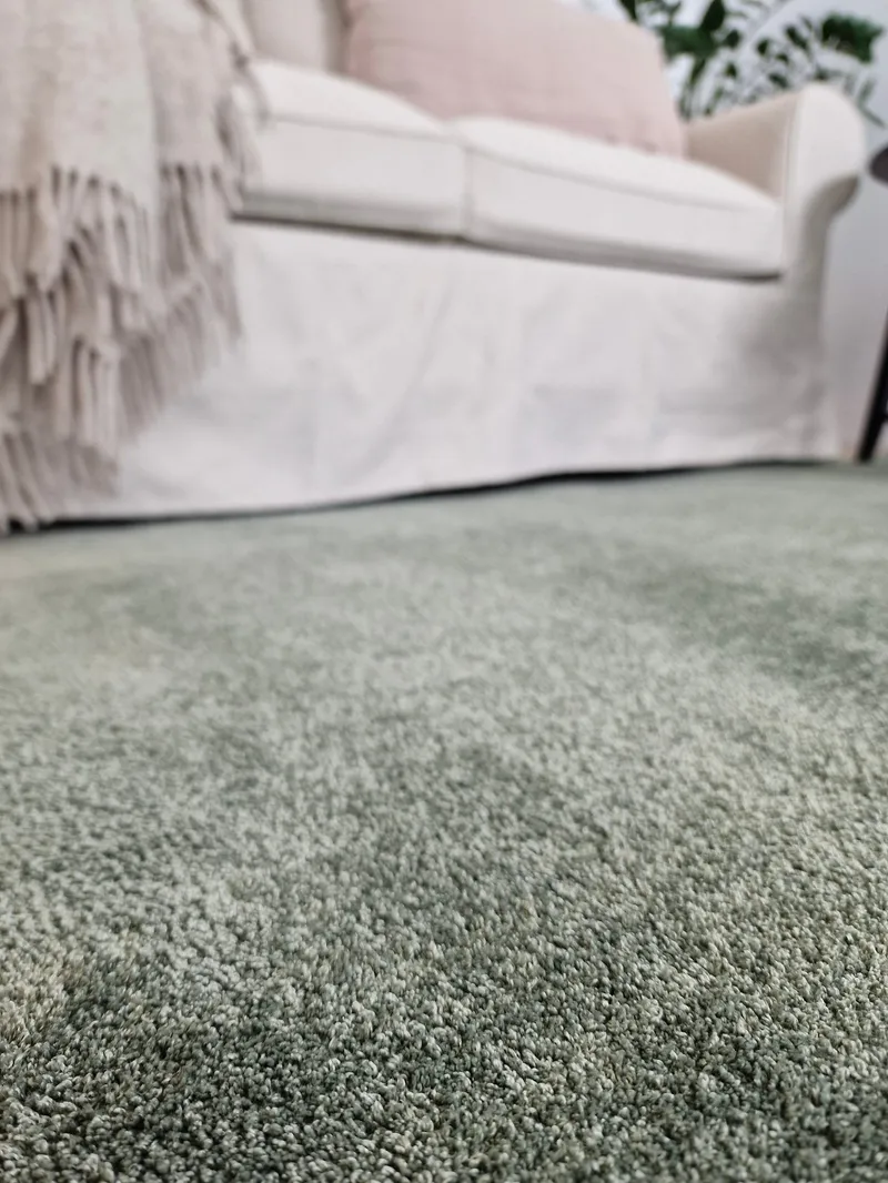 Nukkamatto Feel 80x180 cm Vihreä - Vihreä - Kodintekstiilit & matot - Matto - Moderni matto - Nukkamatto