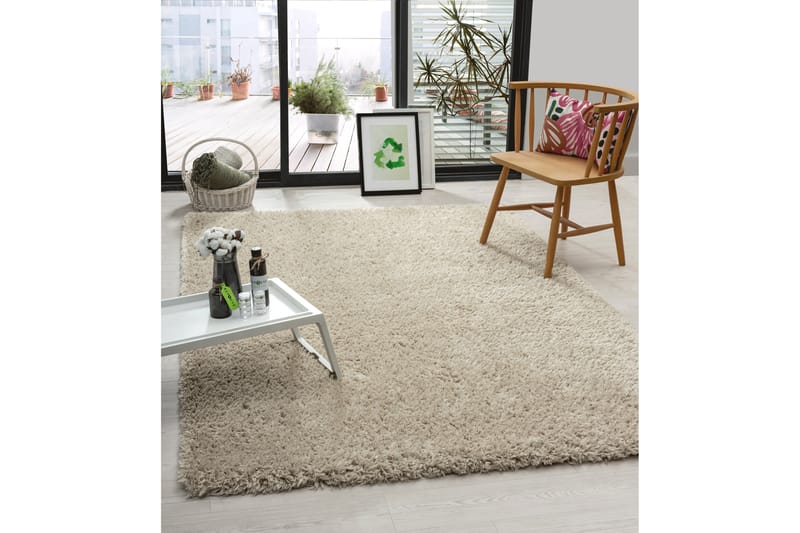 Nukkamatto Floki 133x190 cm Luonnollinen - Luonnonväri - Kodintekstiilit & matot - Matto - Moderni matto - Nukkamatto