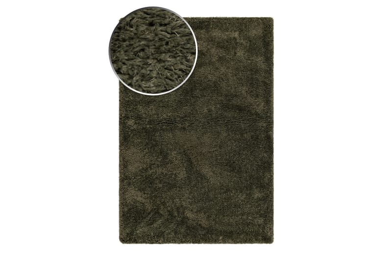 Nukkamatto Floki 160x230 cm Suorakaide - Smaragdinvihreä - Kodintekstiilit & matot - Matto - Moderni matto - Nukkamatto