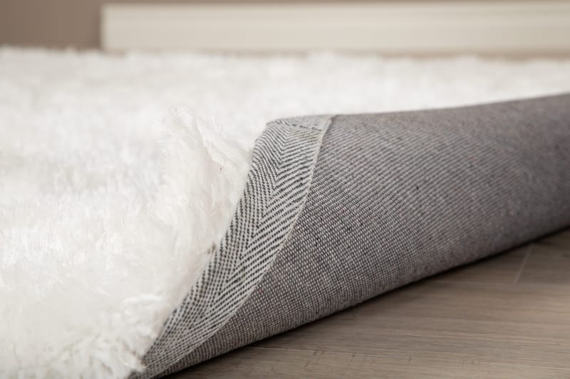 Nukkamatto Grace Pyöreä 200 cm - Valkoinen - Kodintekstiilit & matot - Matto - Tasokudotut matot