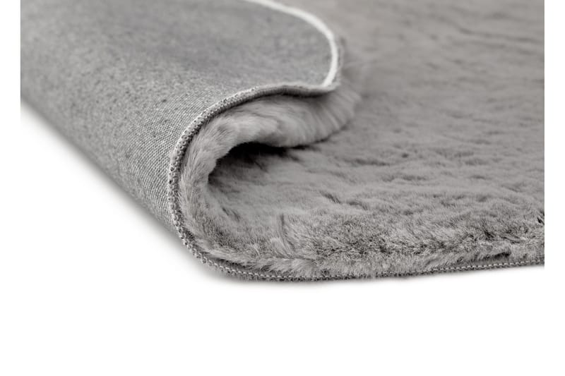Nukkamatto Heaven Ø120 cm Pyöreä Harmaa - Harmaa - Kodintekstiilit & matot - Matto - Moderni matto - Nukkamatto