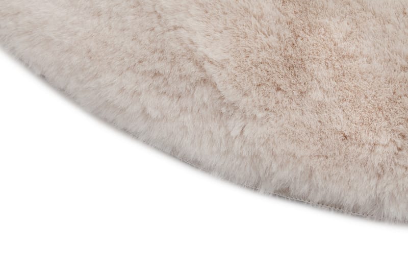 Nukkamatto Heaven Ø120 cm Pyöreä Luonnollinen - Luonnonväri - Kodintekstiilit & matot - Matto - Moderni matto - Nukkamatto