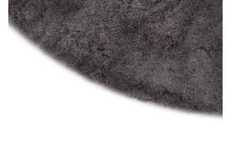 Nukkamatto Heaven Ø120 cm Pyöreä Antrasiitti - Antrasiitti - Kodintekstiilit & matot - Matto - Moderni matto - Nukkamatto