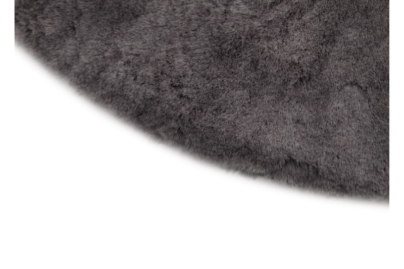 Nukkamatto Heaven Ø160 cm Pyöreä Antrasiitti - Antrasiitti - Kodintekstiilit & matot - Matto - Moderni matto - Nukkamatto