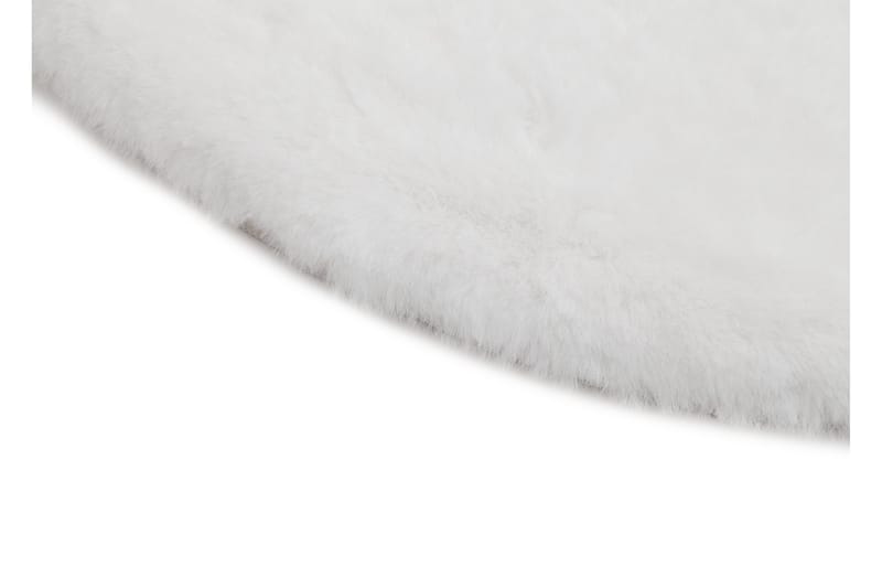 Nukkamatto Heaven Ø160 cm Pyöreä Valkoinen - Valkoinen - Kodintekstiilit & matot - Matto - Moderni matto - Nukkamatto