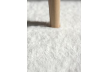 Nukkamatto Heaven Ø160 cm Pyöreä Valkoinen - Valkoinen - Kodintekstiilit & matot - Matto - Moderni matto - Nukkamatto
