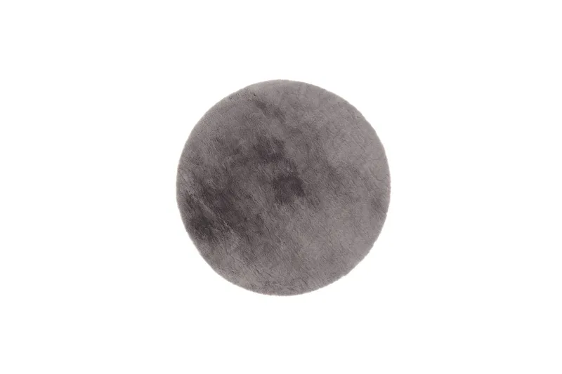 Nukkamatto Heaven Ø160 cm Pyöreä Antrasiitti - Antrasiitti - Kodintekstiilit & matot - Matto - Moderni matto - Nukkamatto