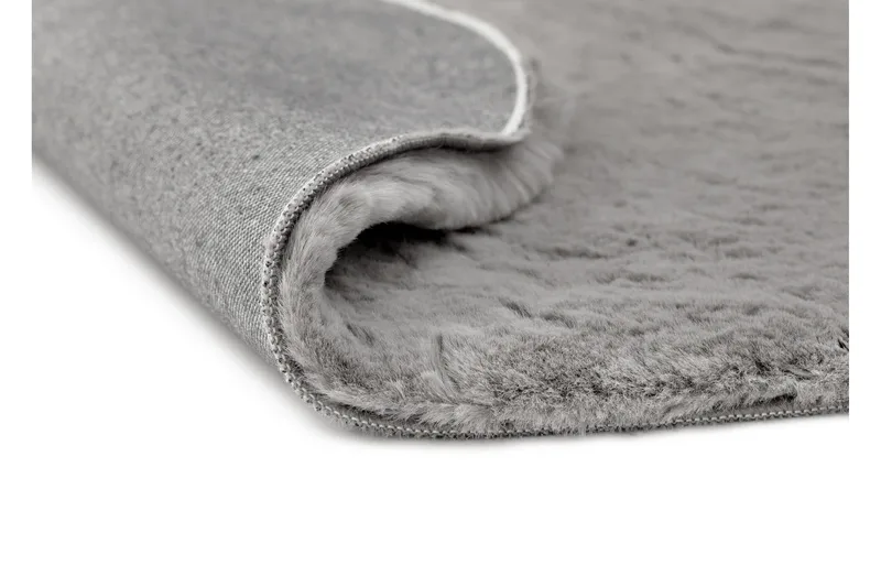Nukkamatto Heaven Ø200 cm Pyöreä Harmaa - Harmaa - Kodintekstiilit & matot - Matto - Moderni matto - Nukkamatto