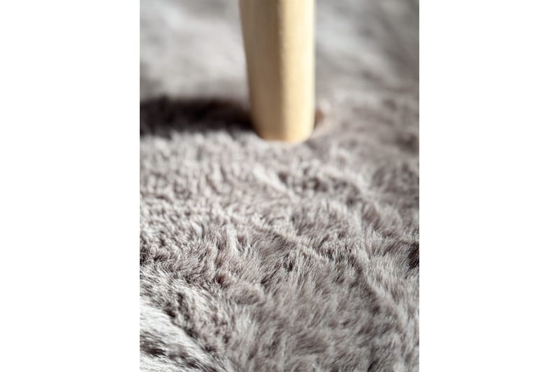 Nukkamatto Heaven Ø200 cm Pyöreä Antrasiitti - Antrasiitti - Kodintekstiilit & matot - Matto - Moderni matto - Nukkamatto