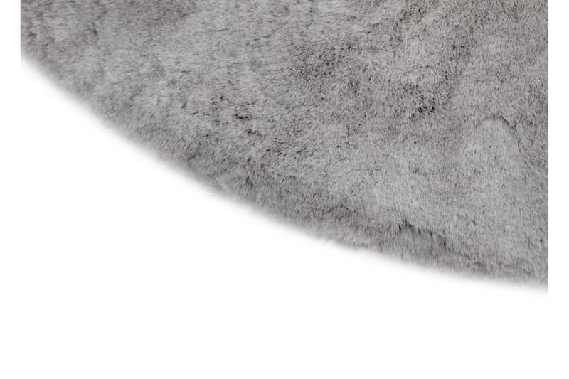 Nukkamatto Heaven Ø200 cm Pyöreä Harmaa - Harmaa - Kodintekstiilit & matot - Matto - Moderni matto - Nukkamatto