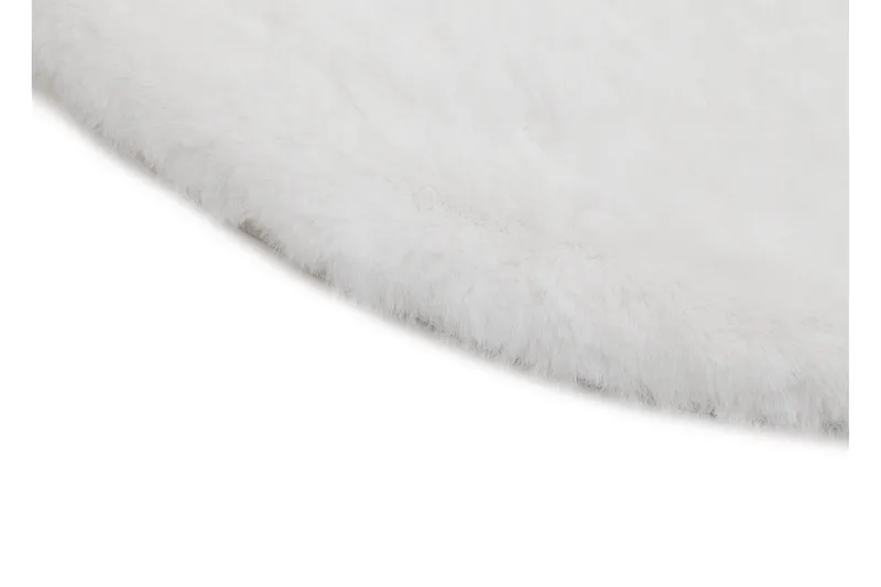 Nukkamatto Heaven Ø200 cm Pyöreä Valkoinen - Valkoinen - Kodintekstiilit & matot - Matto - Moderni matto - Nukkamatto