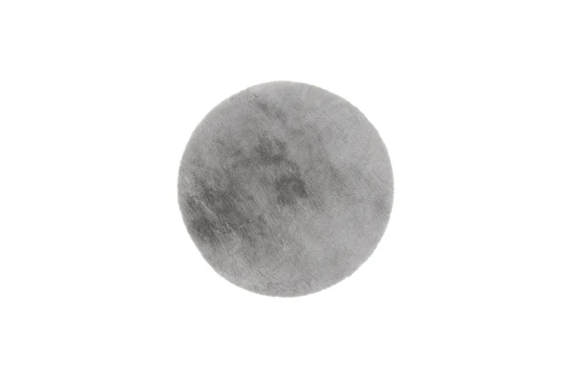 Nukkamatto Heaven Ø200 cm Pyöreä Harmaa - Harmaa - Kodintekstiilit & matot - Matto - Moderni matto - Nukkamatto