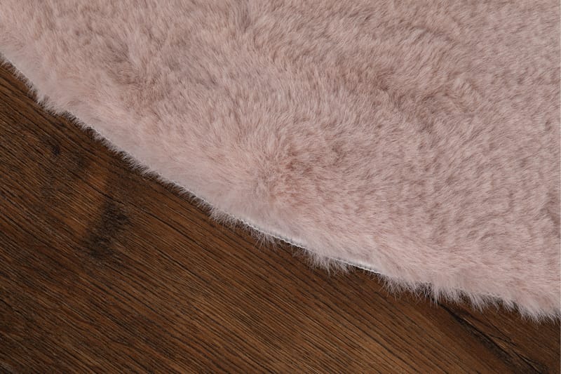 Nukkamatto Heaven 80 cm Pyöreä - Roosa - Kodintekstiilit & matot - Matto - Moderni matto - Nukkamatto